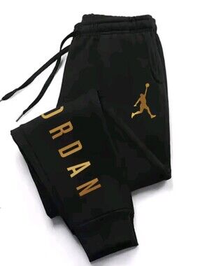Men/Women Winter Jordan Trendy Letter Print  Sweatpants